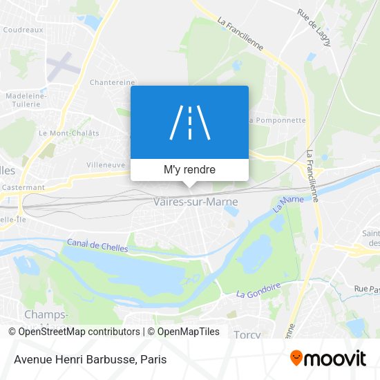 Avenue Henri Barbusse plan
