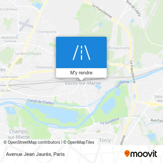 Avenue Jean Jaurès plan