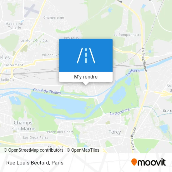 Rue Louis Bectard plan