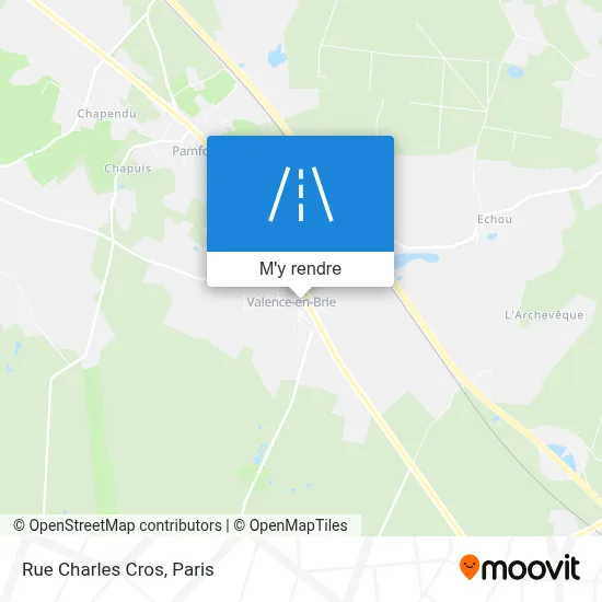 Rue Charles Cros plan