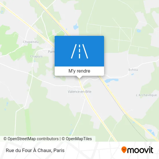 Rue du Four À Chaux plan