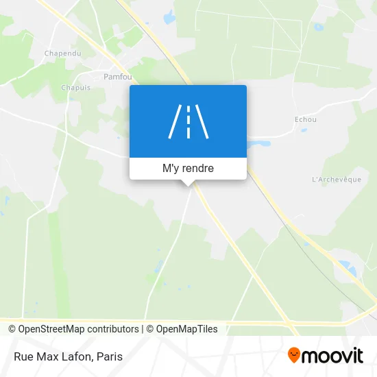 Rue Max Lafon plan