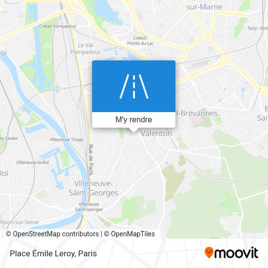 Place Émile Leroy plan
