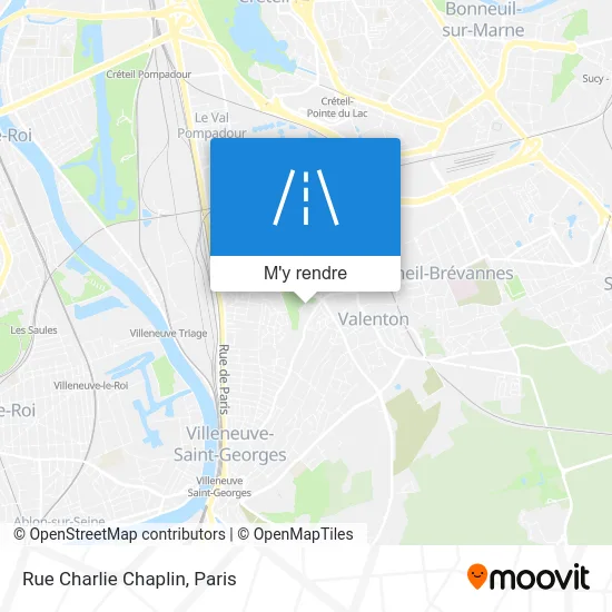 Rue Charlie Chaplin plan