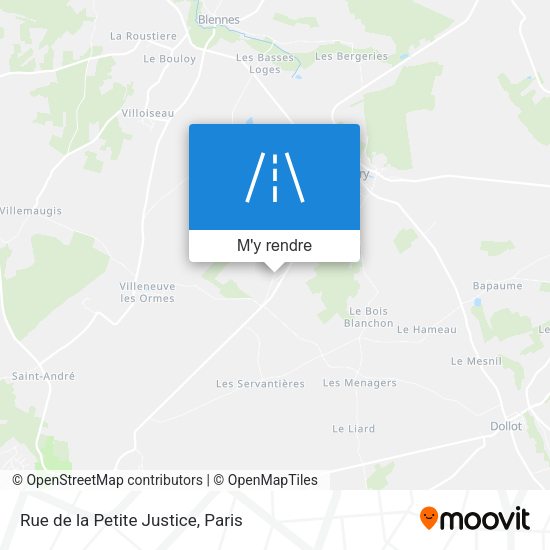 Rue De La Petite Justice plan