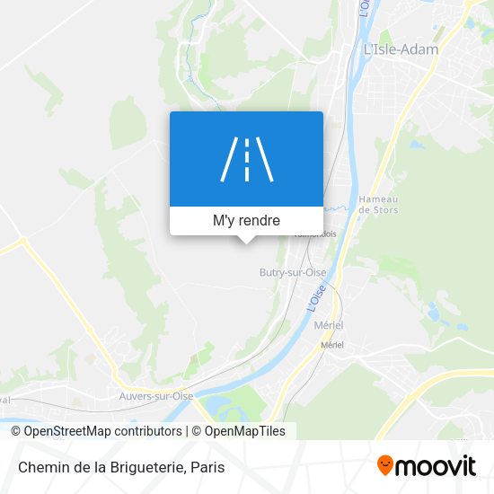 Chemin de la Brigueterie plan