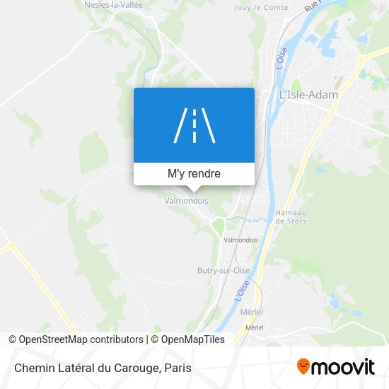 Chemin Latéral du Carouge plan
