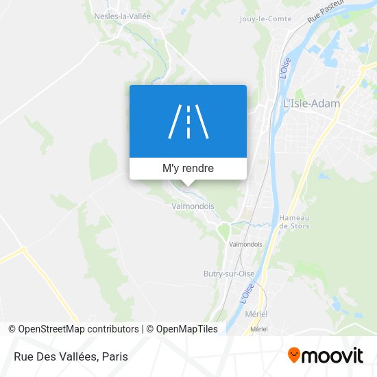 Rue Des Vallées plan