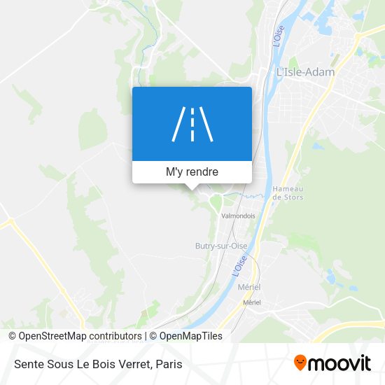 Sente Sous Le Bois Verret plan