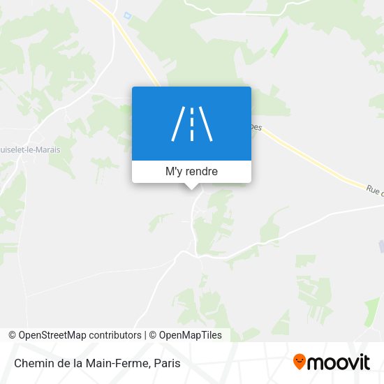 Chemin de la Main-Ferme plan