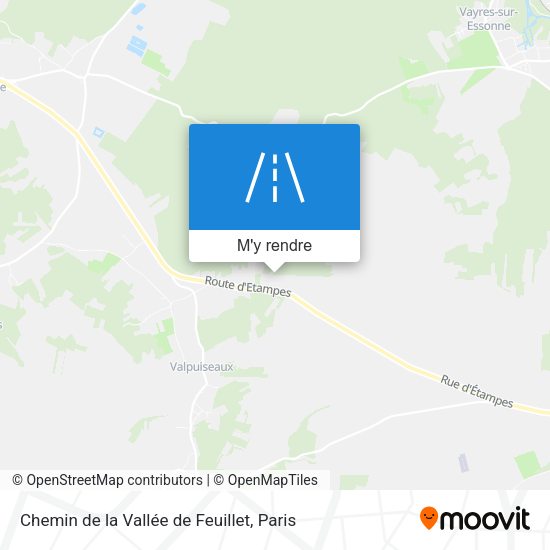 Chemin De La Vallée De Feuillet plan