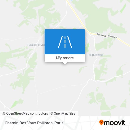 Chemin Des Vaux Paillards plan