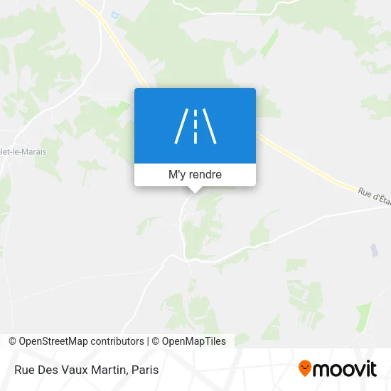 Rue Des Vaux Martin plan