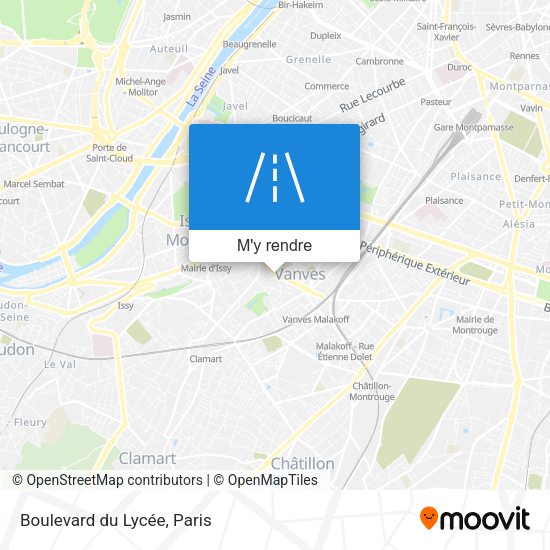 Boulevard du Lycée plan