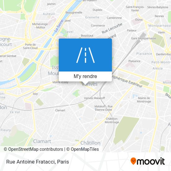 Rue Antoine Fratacci plan