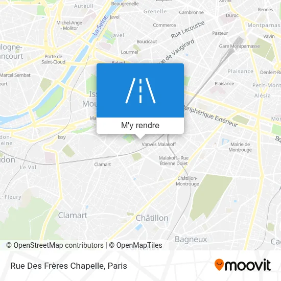 Rue Des Frères Chapelle plan