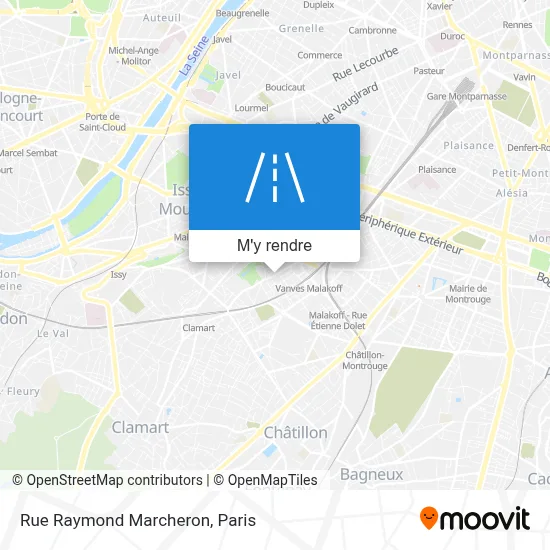 Rue Raymond Marcheron plan