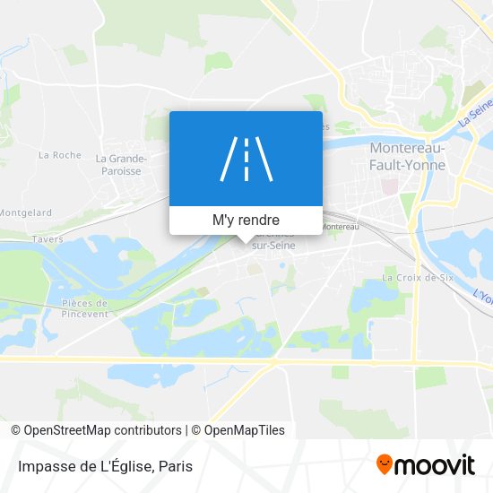 Impasse de L'Église plan