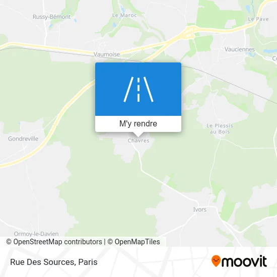 Rue Des Sources plan