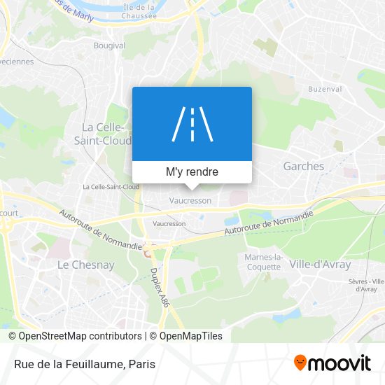Rue de la Feuillaume plan