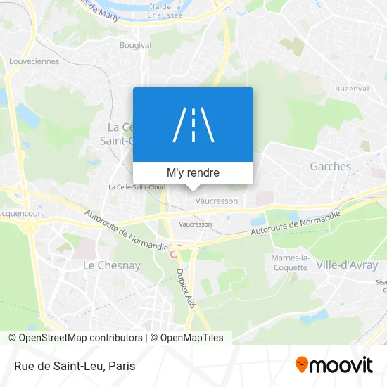 Rue de Saint-Leu plan