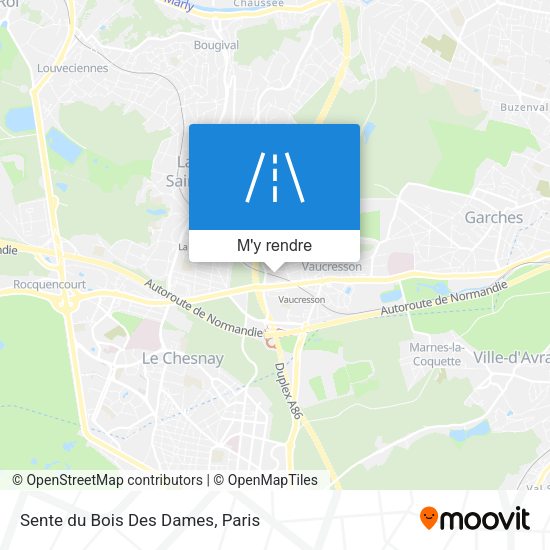 Sente du Bois Des Dames plan