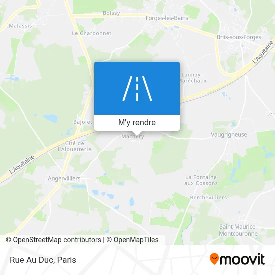 Rue Au Duc plan