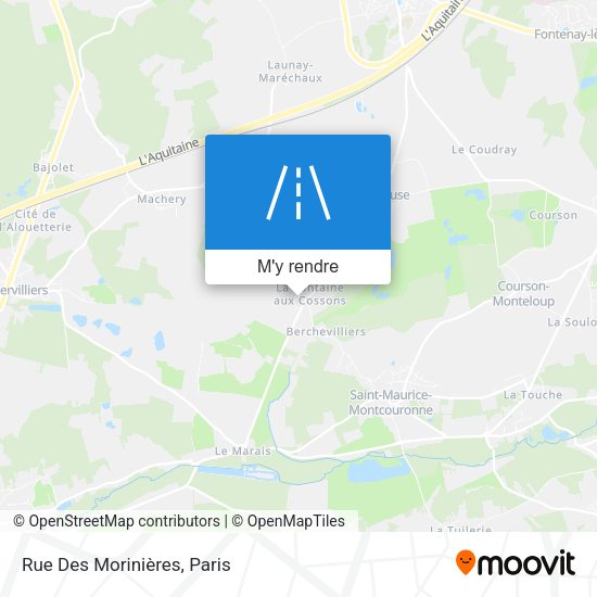 Rue Des Morinières plan
