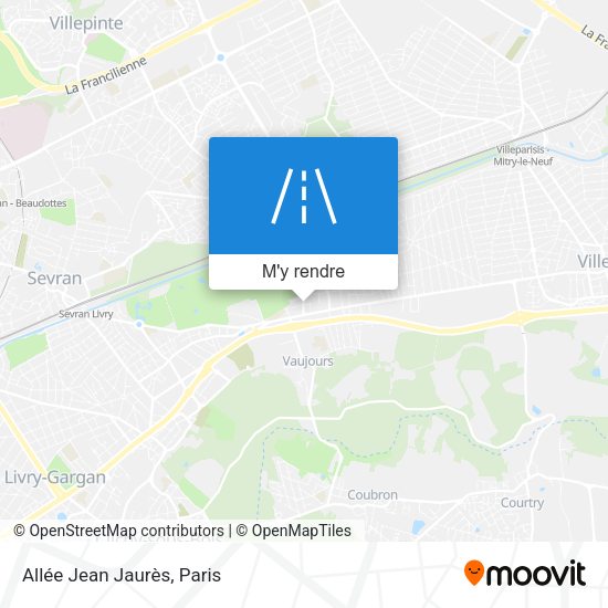 Allée Jean Jaurès plan