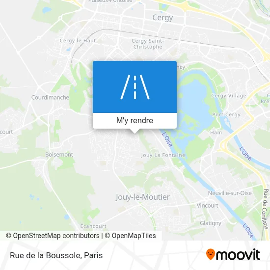 Rue de la Boussole plan