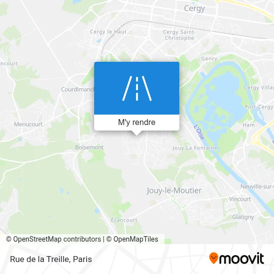 Rue de la Treille plan