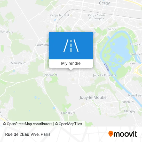 Rue de L'Eau Vive plan