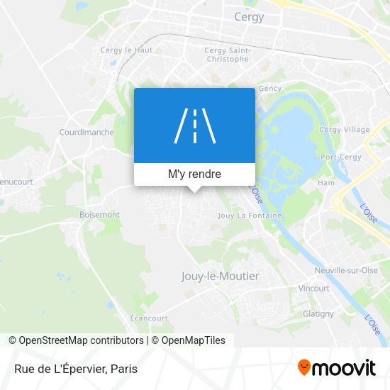 Rue de L'Épervier plan