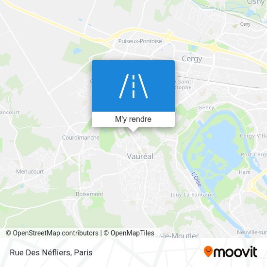 Rue Des Néfliers plan