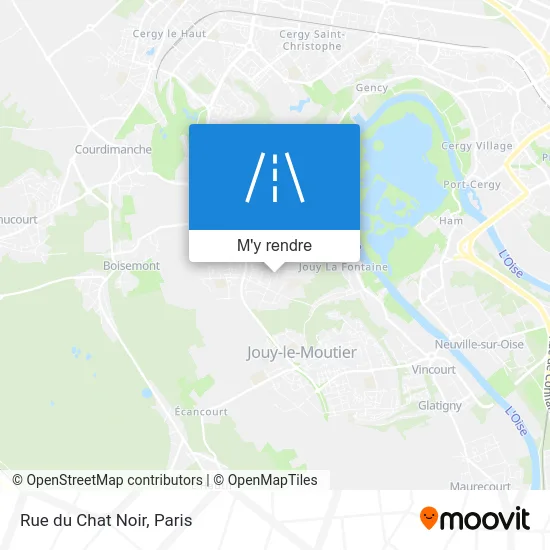 Rue du Chat Noir plan