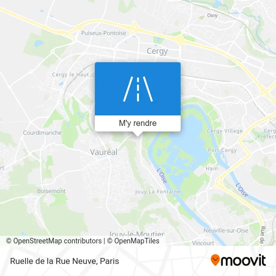 Ruelle de la Rue Neuve plan