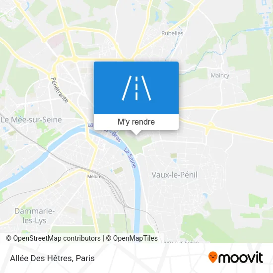 Allée Des Hêtres plan