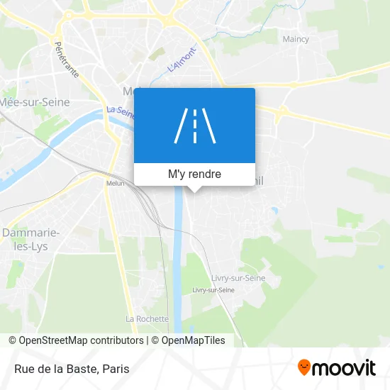 Rue de la Baste plan