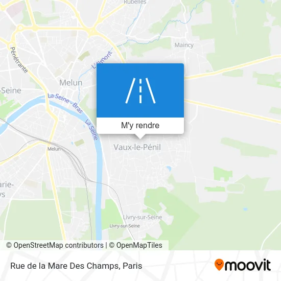 Rue de la Mare Des Champs plan