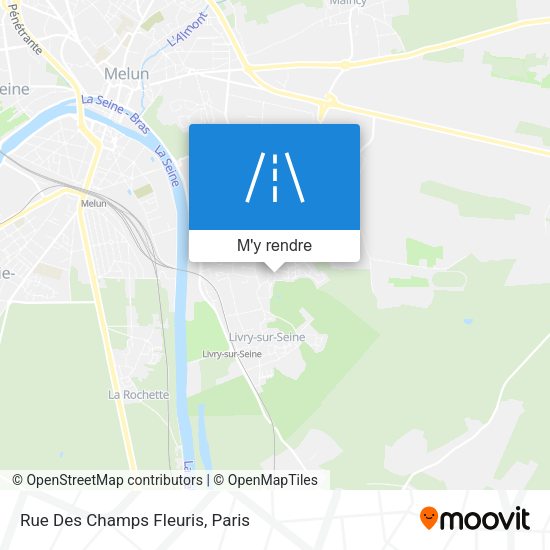 Rue Des Champs Fleuris plan