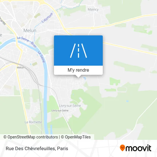 Rue Des Chèvrefeuilles plan