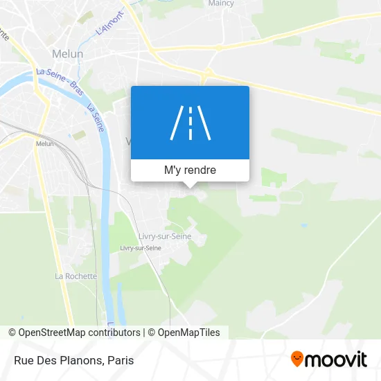 Rue Des Planons plan