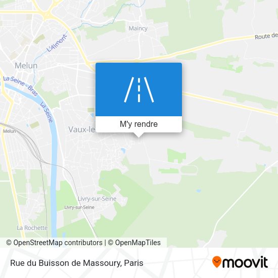 Rue du Buisson de Massoury plan