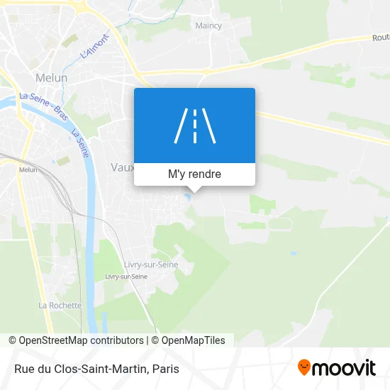 Rue du Clos-Saint-Martin plan