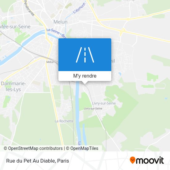 Rue du Pet Au Diable plan