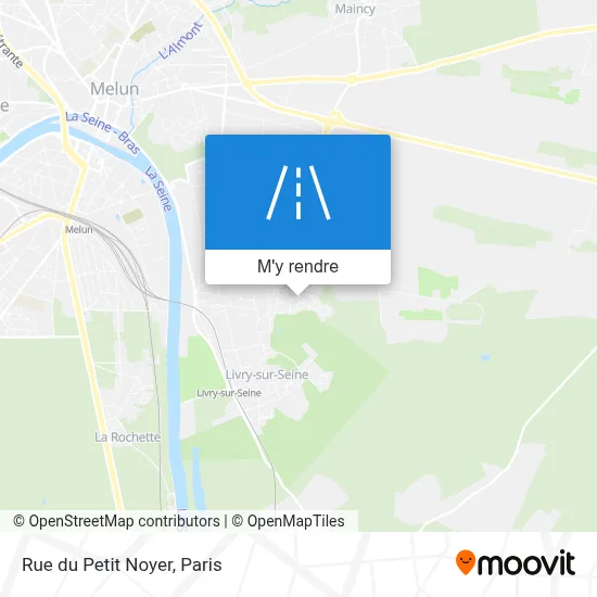 Rue du Petit Noyer plan