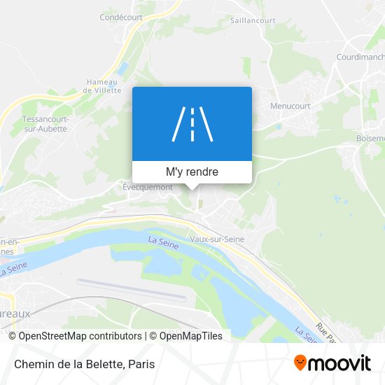 Chemin de la Belette plan