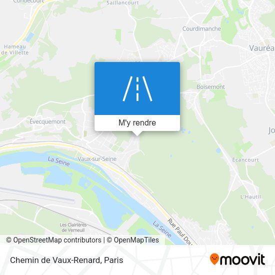 Chemin de Vaux-Renard plan