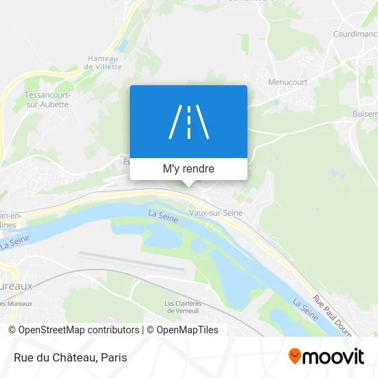 Rue du Château plan