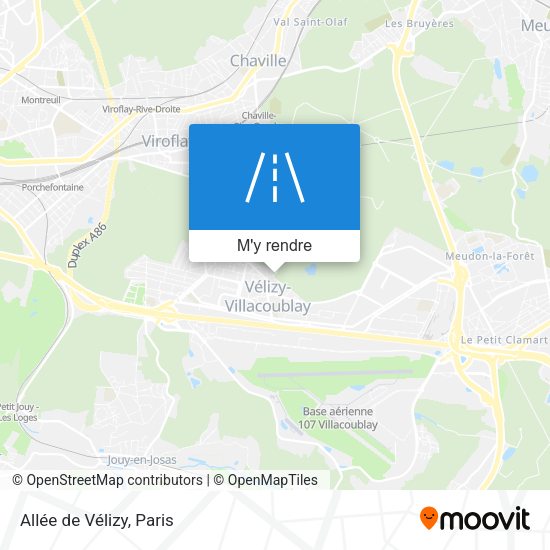 Allée de Vélizy plan